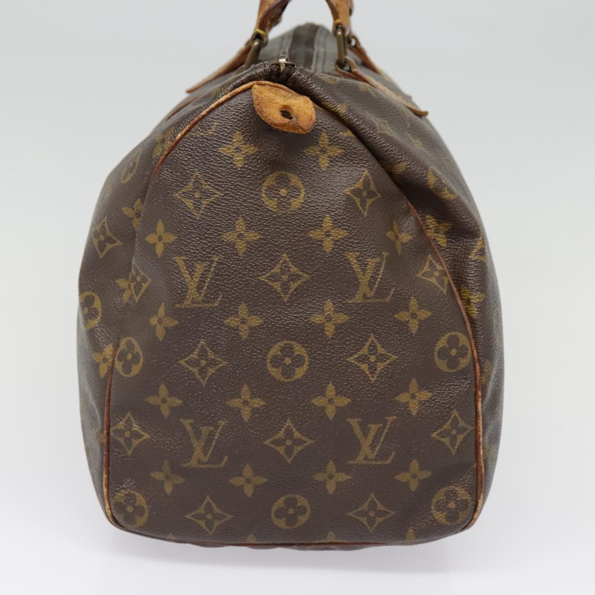 LOUIS VUITTON Monogram Speedy 35 Hand Bag M41524 LV Auth 89207