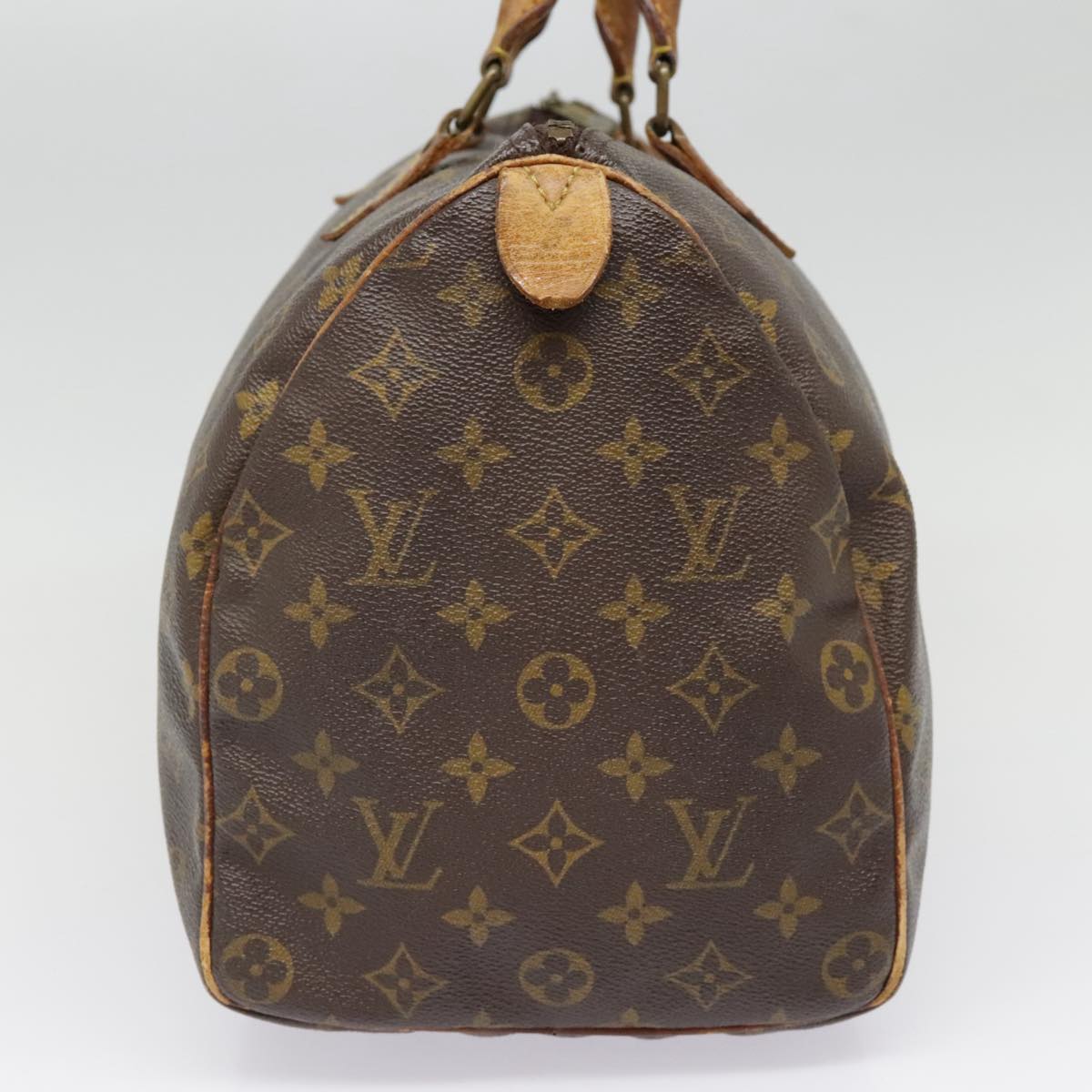 LOUIS VUITTON Monogram Speedy 35 Hand Bag M41524 LV Auth 89207