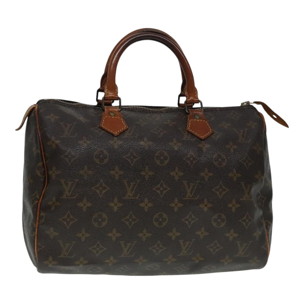 LOUIS VUITTON Monogram Speedy 30 Hand Bag M41526 LV Auth 89254