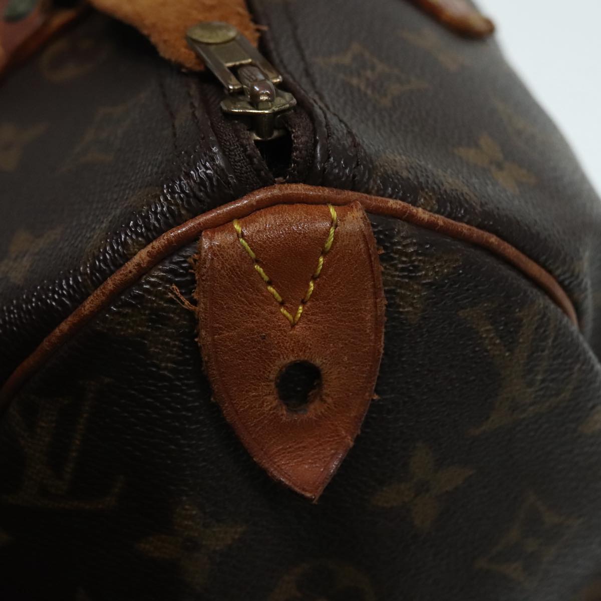 LOUIS VUITTON Monogram Speedy 30 Hand Bag M41526 LV Auth 89254