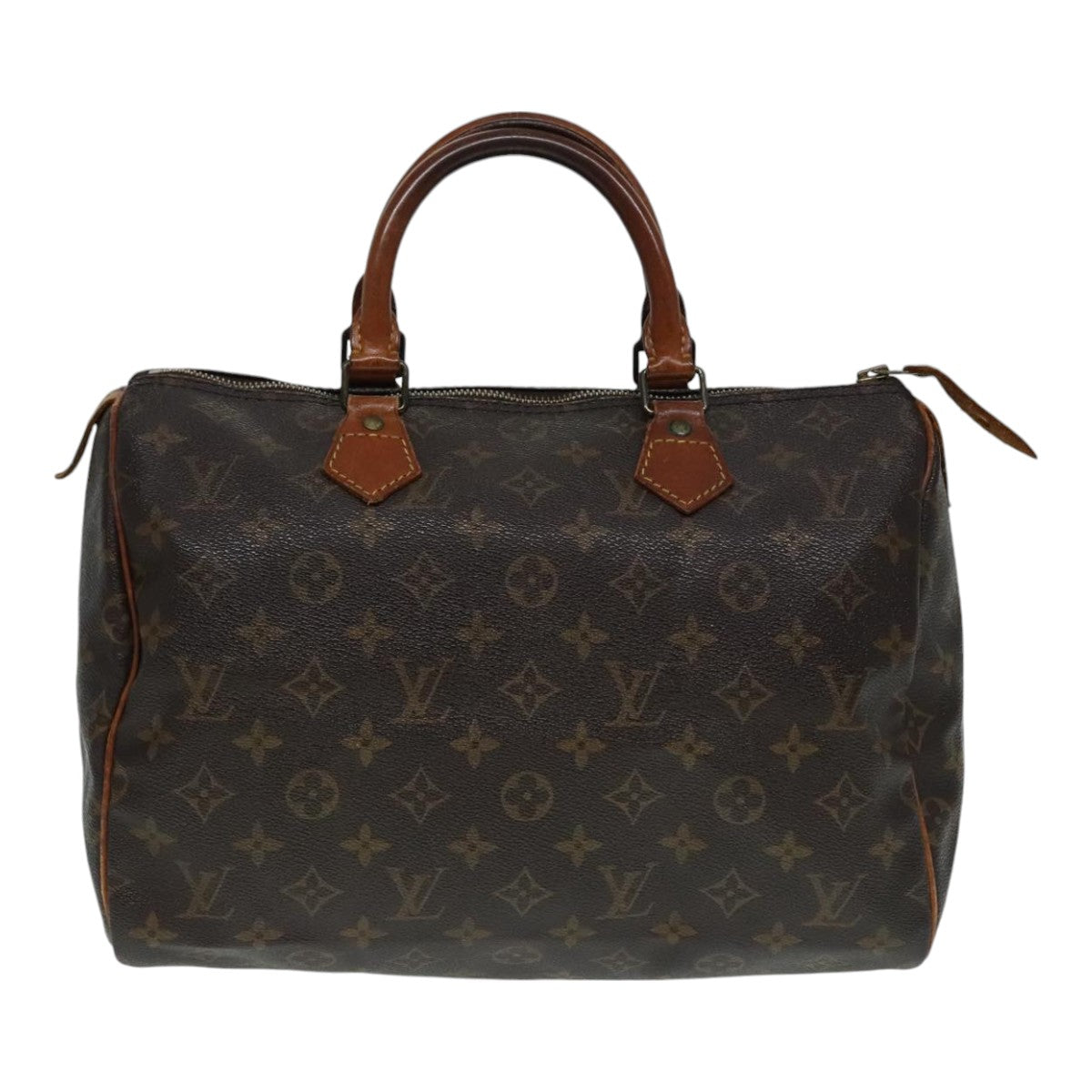 LOUIS VUITTON Monogram Speedy 30 Hand Bag M41526 LV Auth 89254