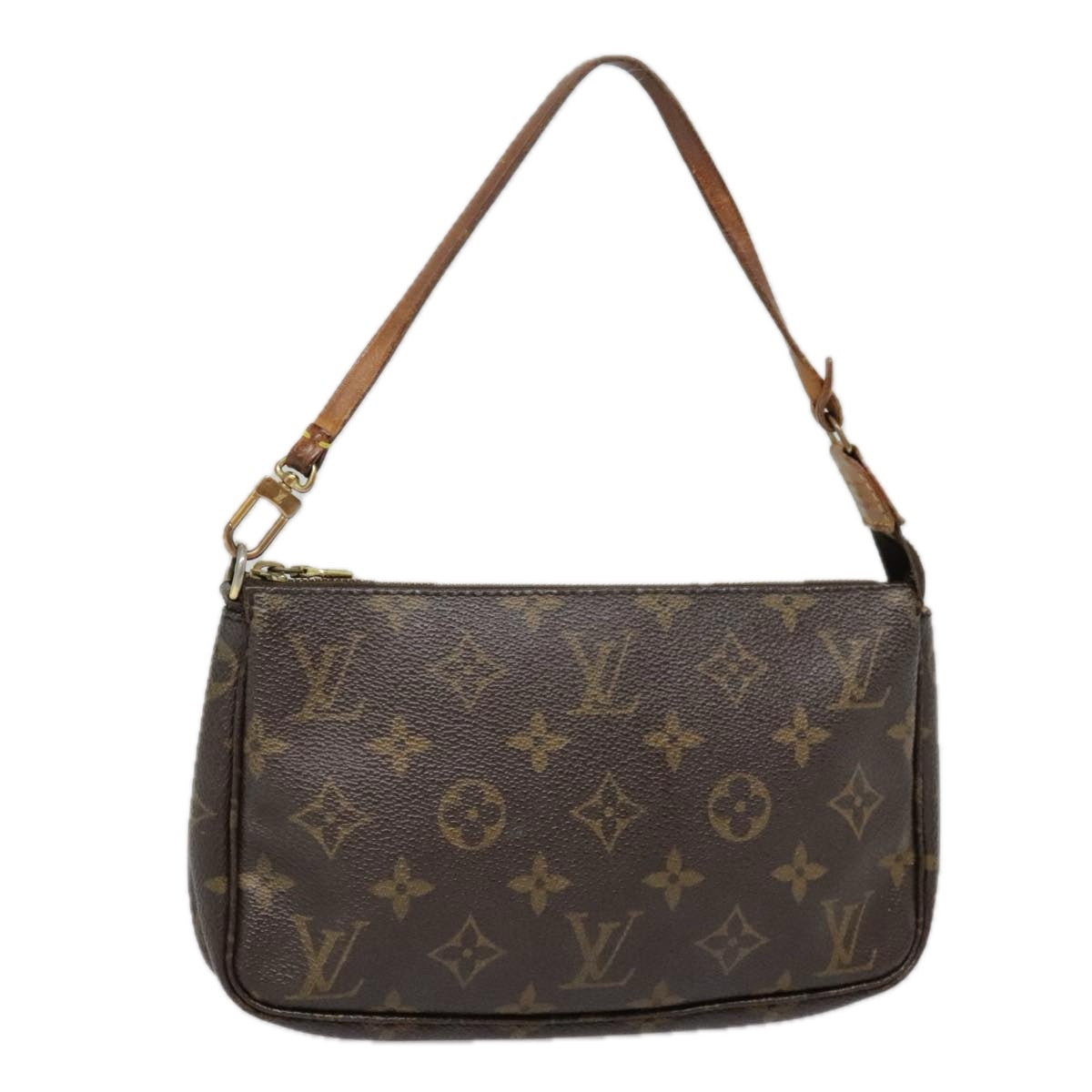 LOUIS VUITTON Monogram Pochette Accessoires Pouch M51980 LV Auth 89266