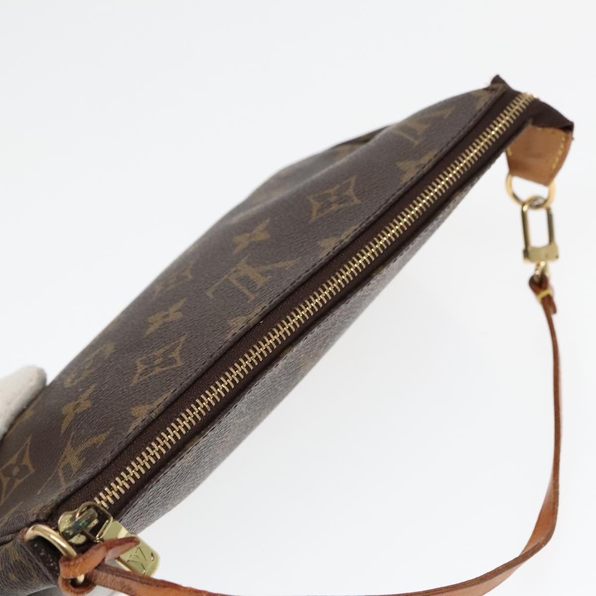 LOUIS VUITTON Monogram Pochette Accessoires Pouch M51980 LV Auth 89267