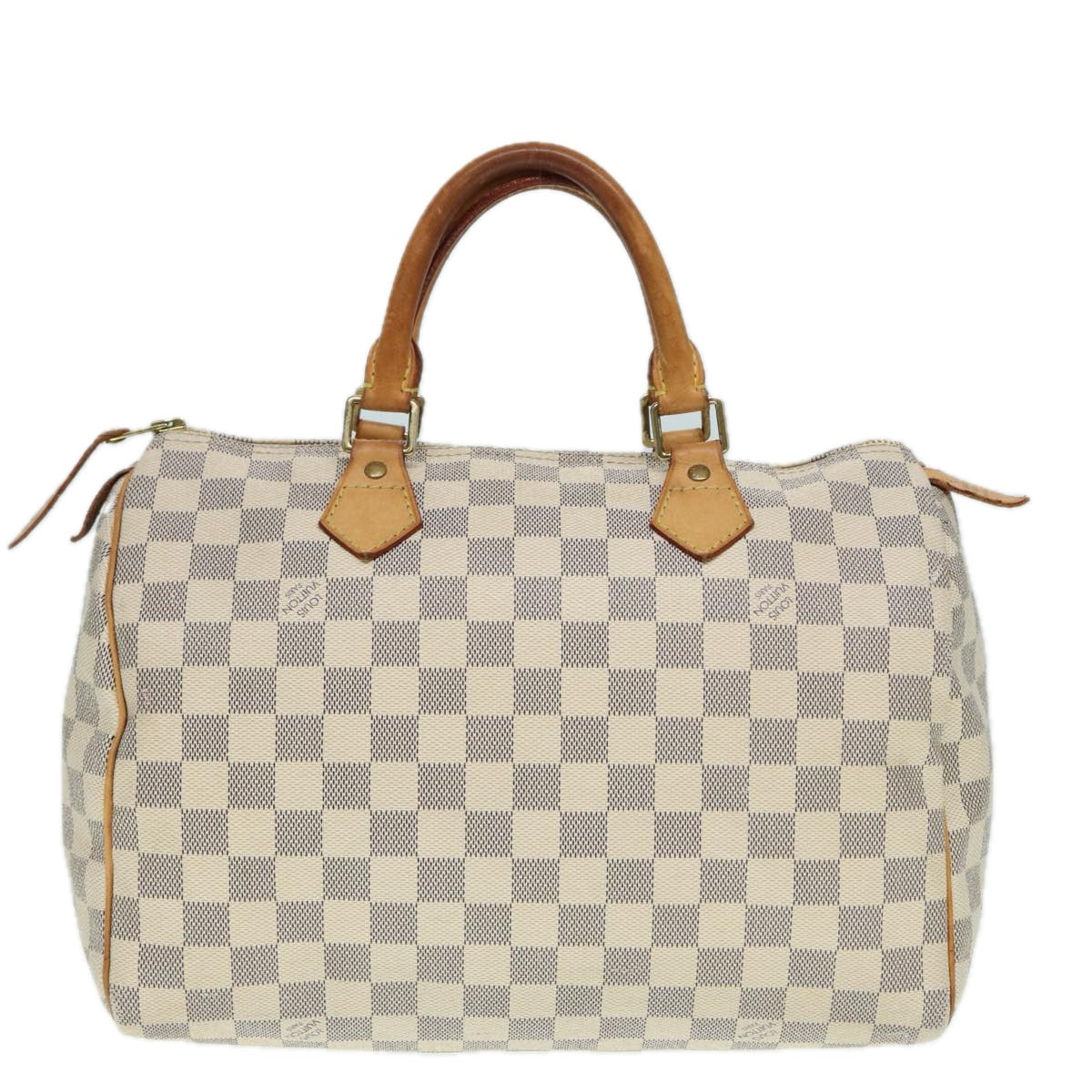 LOUIS VUITTON Damier Azur Speedy 30 Hand Bag N41533 LV Auth 89326