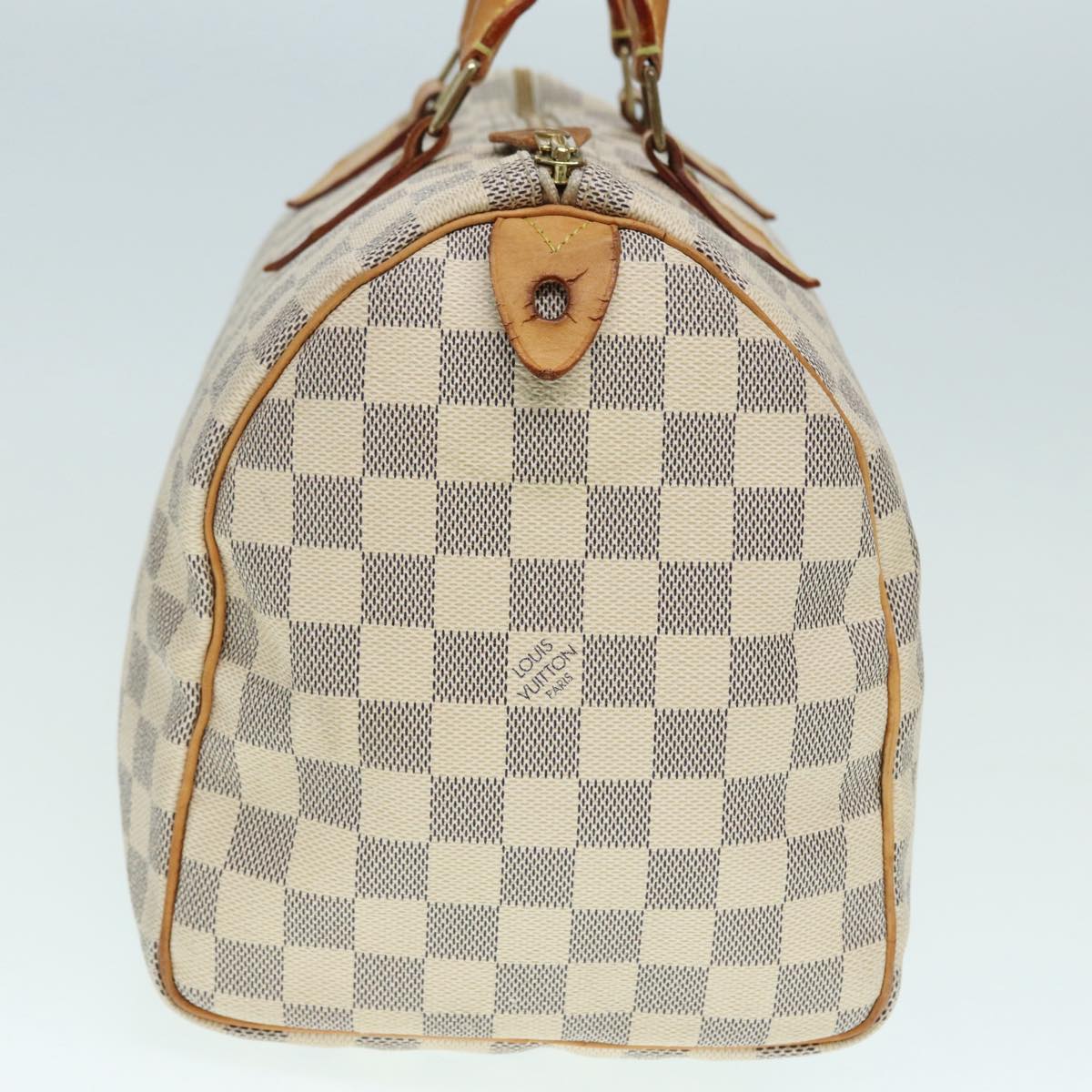 LOUIS VUITTON Damier Azur Speedy 30 Hand Bag N41533 LV Auth 89326