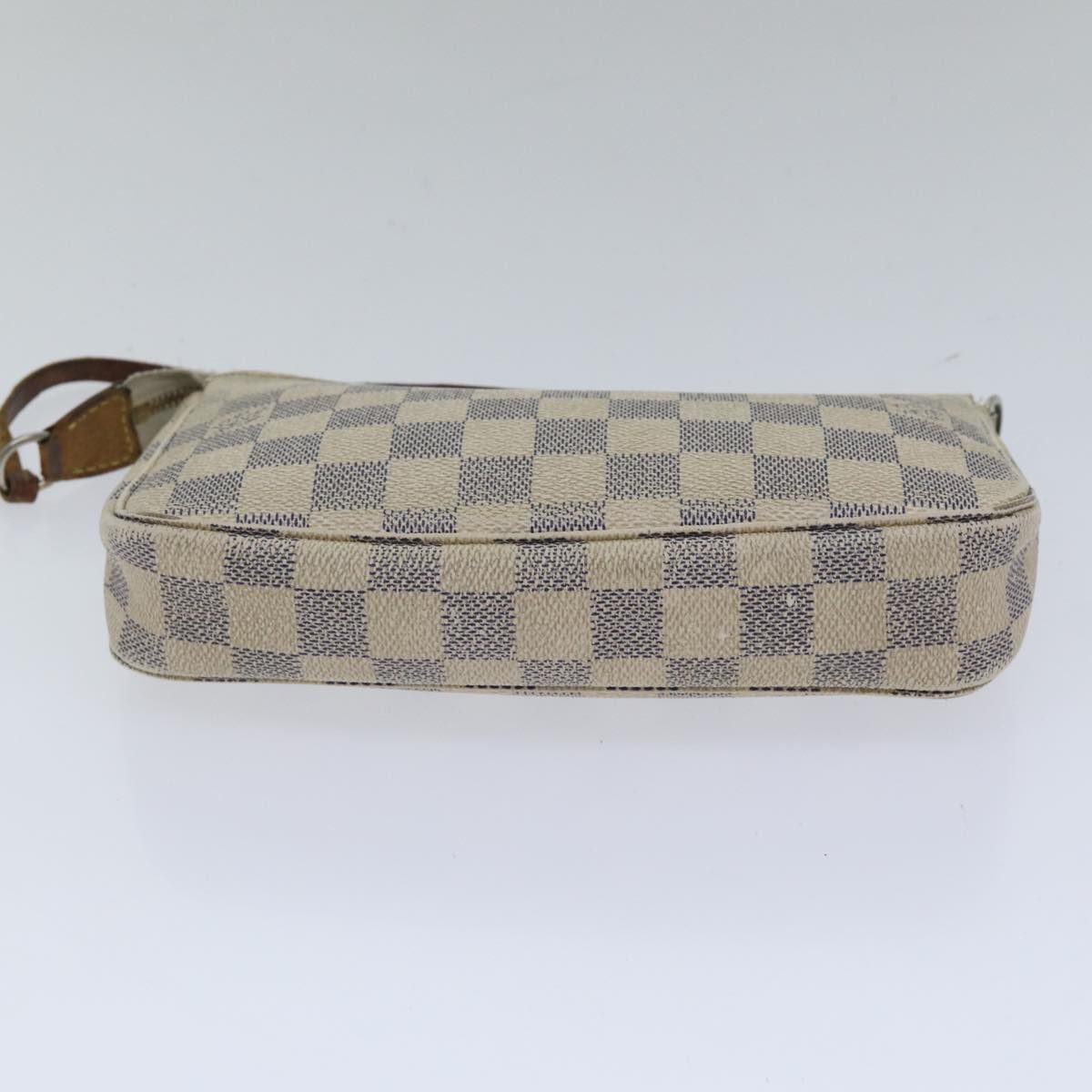 LOUIS VUITTON Damier Azur Pochette Accessoires Pouch N51986 LV Auth 89340