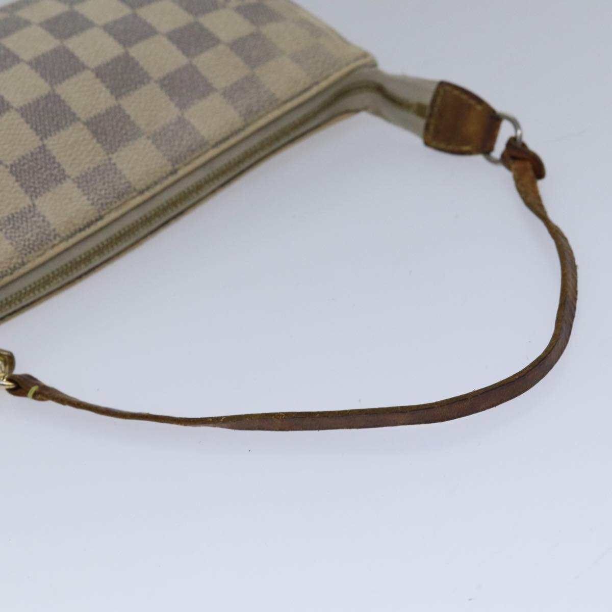 LOUIS VUITTON Damier Azur Pochette Accessoires Pouch N51986 LV Auth 89340