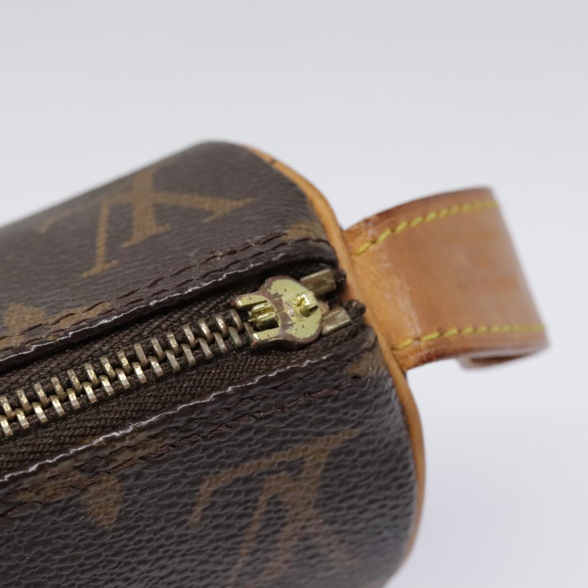 LOUIS VUITTON Monogram Trousse Rondo Pouch M47630 LV Auth 89341