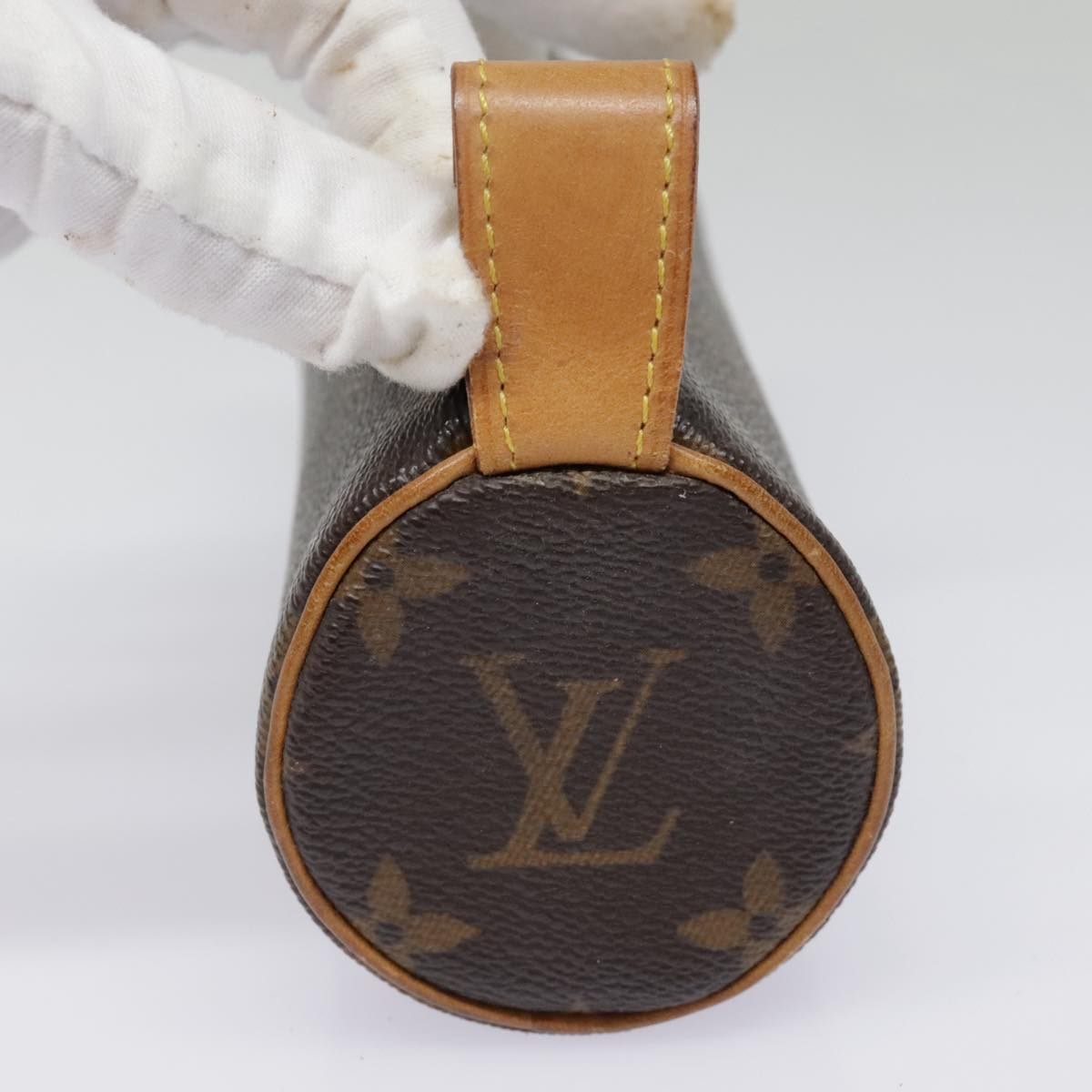 LOUIS VUITTON Monogram Trousse Rondo Pouch M47630 LV Auth 89341