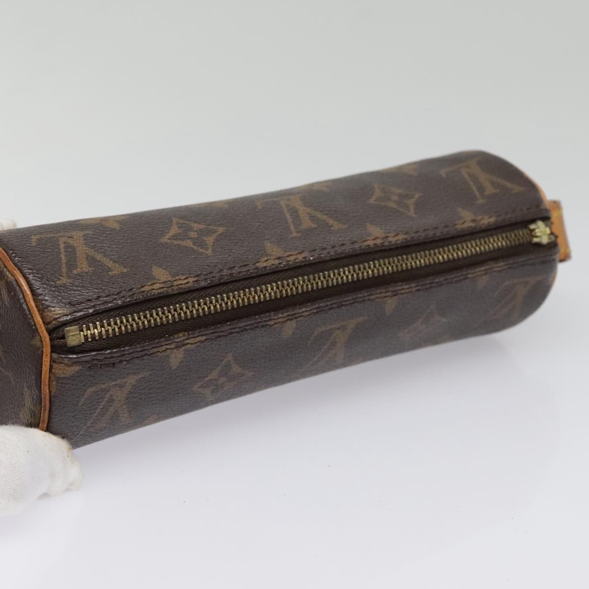 LOUIS VUITTON Monogram Trousse Rondo Pouch M47630 LV Auth 89341