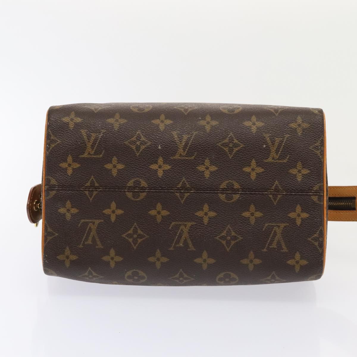 LOUIS VUITTON Monogram Trousse Patte Pression Cosmetic Pouch M47636 Auth 89344