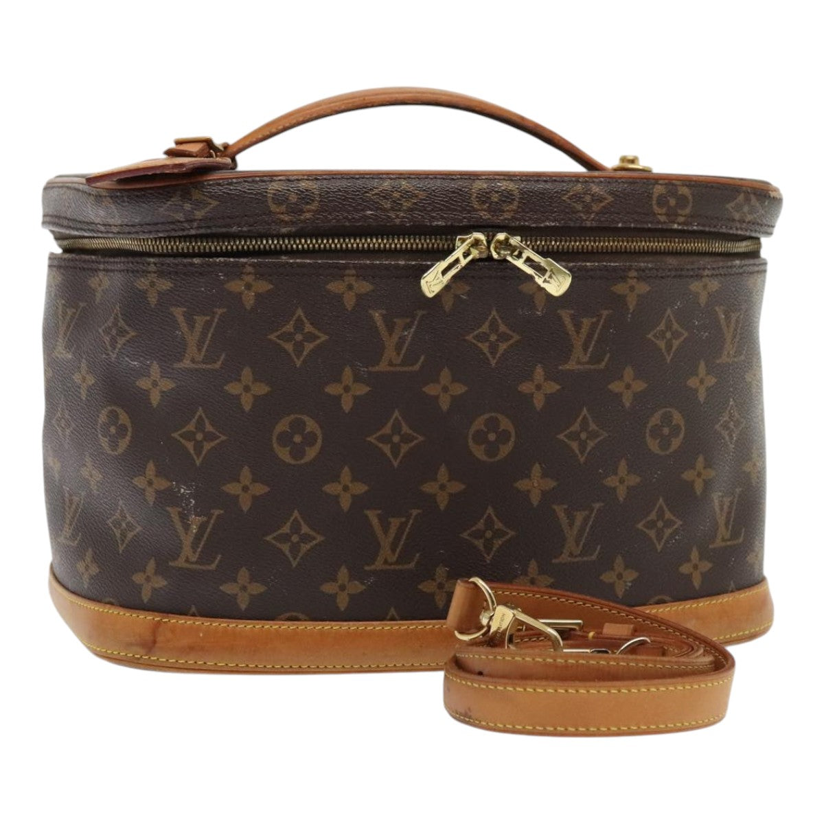 LOUIS VUITTON Monogram Nice Hand Bag M47280 LV Auth 89350