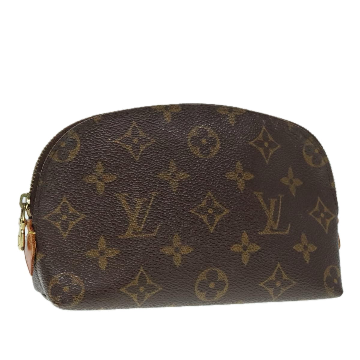 LOUIS VUITTON Monogram Pochette Cosmetic PM Cosmetic Pouch M47515 Auth 89353