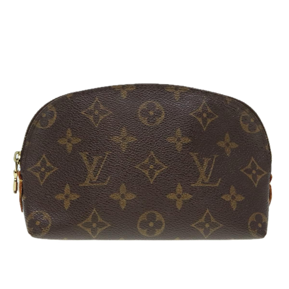 LOUIS VUITTON Monogram Pochette Cosmetic PM Cosmetic Pouch M47515 Auth 89353