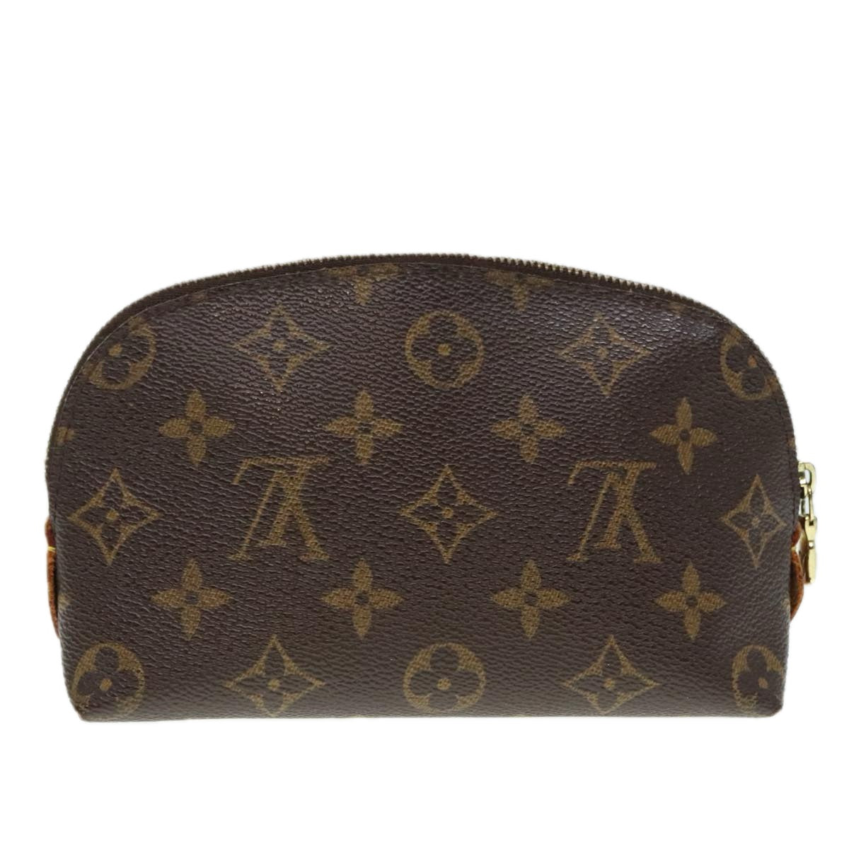 LOUIS VUITTON Monogram Pochette Cosmetic PM Cosmetic Pouch M47515 Auth 89353