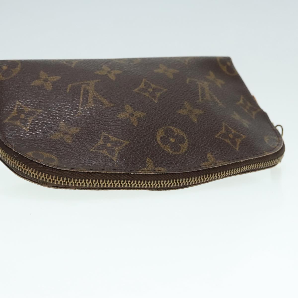 LOUIS VUITTON Monogram Pochette Cosmetic PM Cosmetic Pouch M47515 Auth 89353