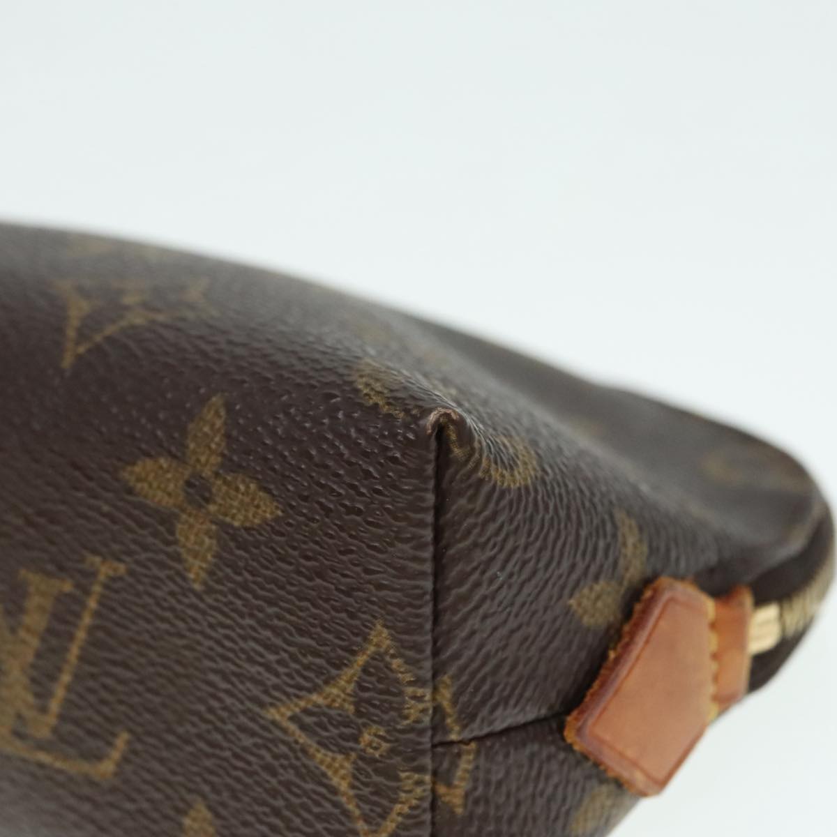 LOUIS VUITTON Monogram Pochette Cosmetic PM Cosmetic Pouch M47515 Auth 89353