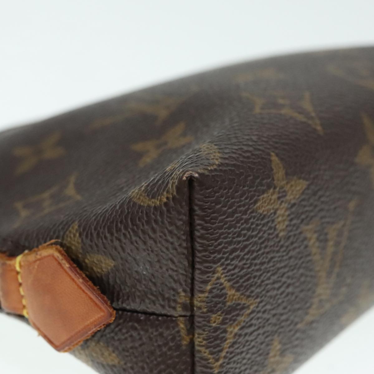 LOUIS VUITTON Monogram Pochette Cosmetic PM Cosmetic Pouch M47515 Auth 89353