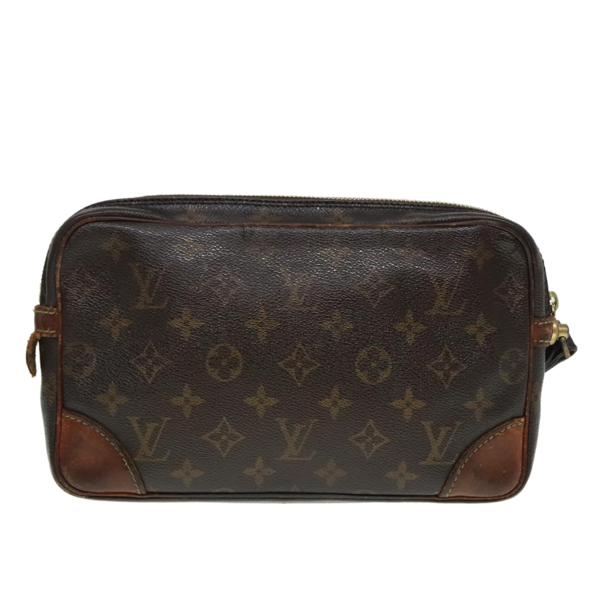LOUIS VUITTON Monogram Marly Dragonne GM Clutch Bag M51825 LV Auth 89354