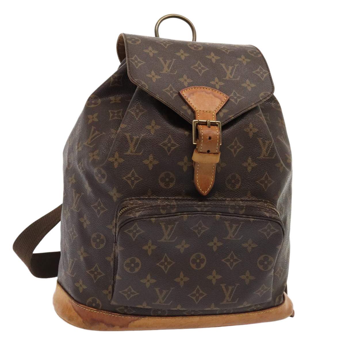 LOUIS VUITTON Monogram Montsouris GM Backpack M51135 LV Auth 89385