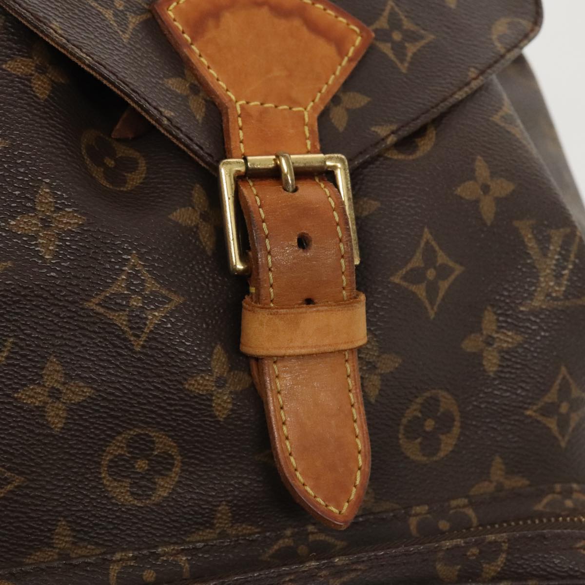 LOUIS VUITTON Monogram Montsouris GM Backpack M51135 LV Auth 89385