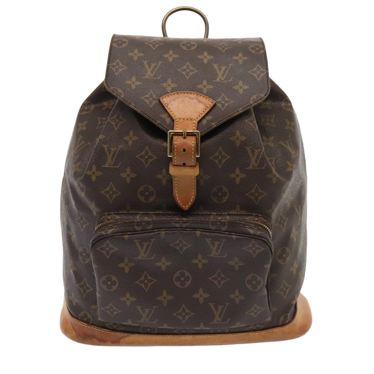 LOUIS VUITTON Monogram Montsouris GM Backpack M51135 LV Auth 89385