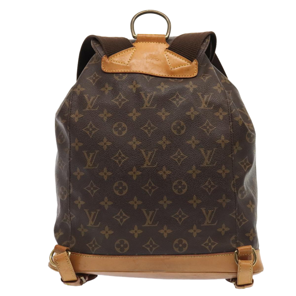 LOUIS VUITTON Monogram Montsouris GM Backpack M51135 LV Auth 89385