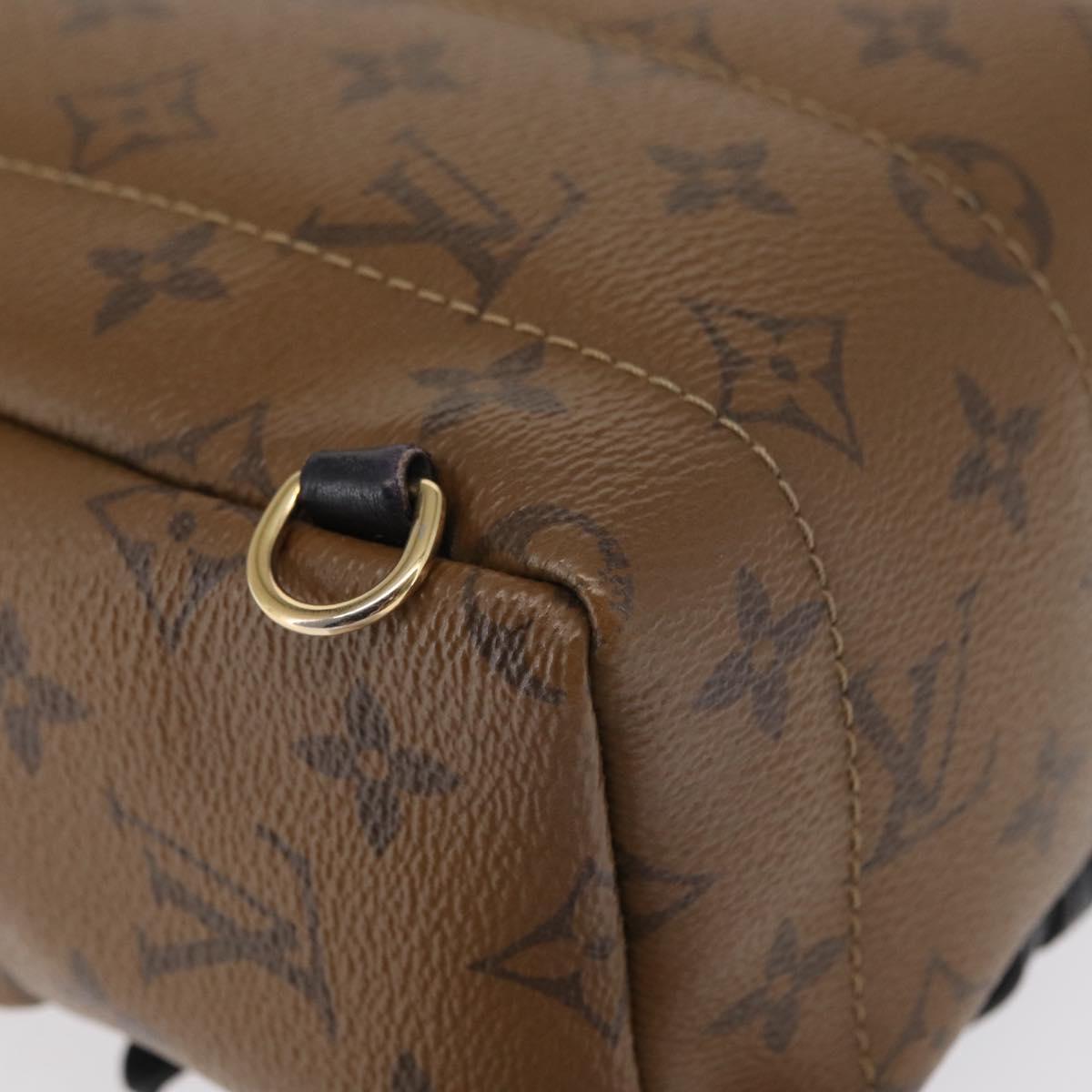 LOUIS VUITTON Monogram Reverse Palm Springs MINI Backpack M44872 LV Auth 89389