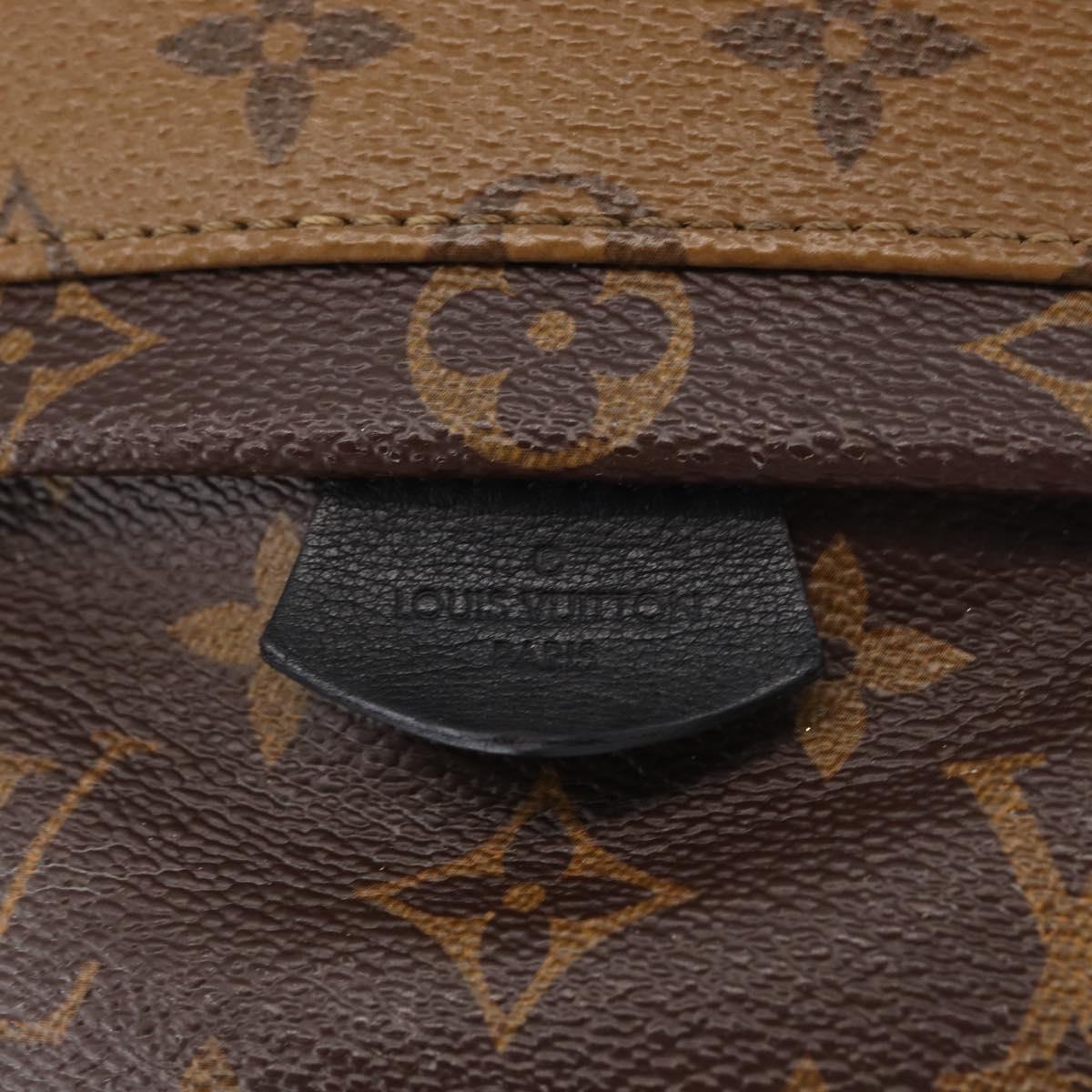 LOUIS VUITTON Monogram Reverse Palm Springs MINI Backpack M44872 LV Auth 89389
