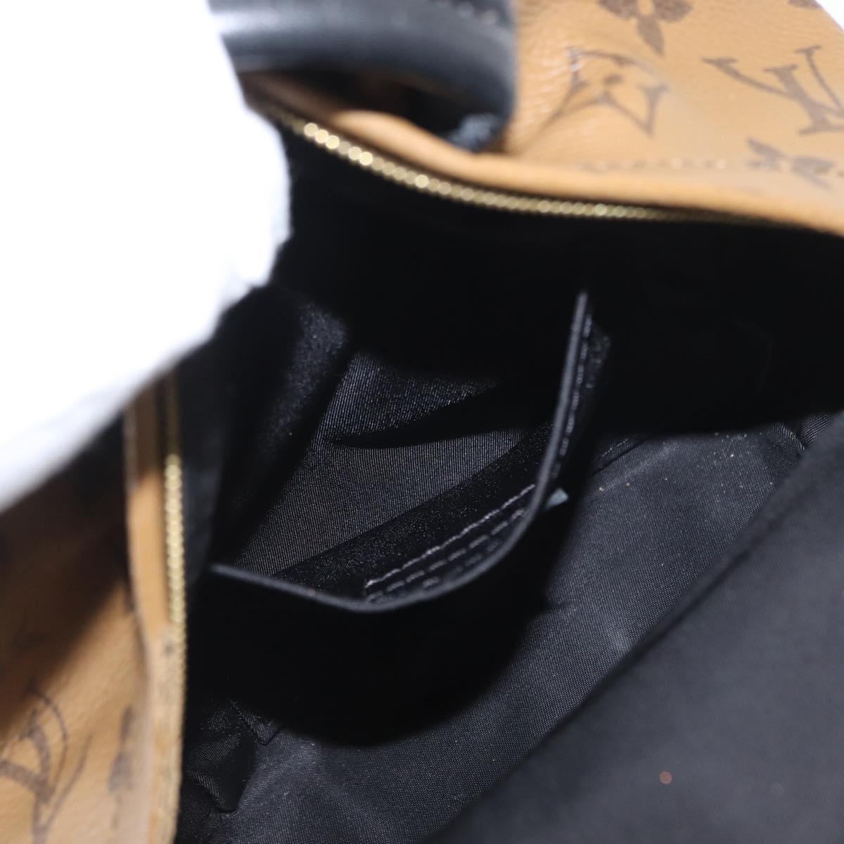 LOUIS VUITTON Monogram Reverse Palm Springs MINI Backpack M44872 LV Auth 89389