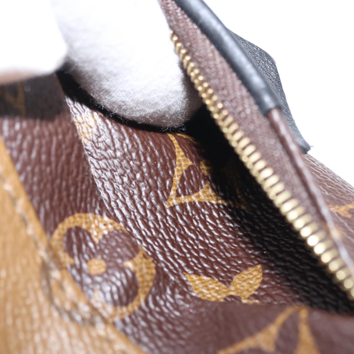 LOUIS VUITTON Monogram Reverse Palm Springs MINI Backpack M44872 LV Auth 89389