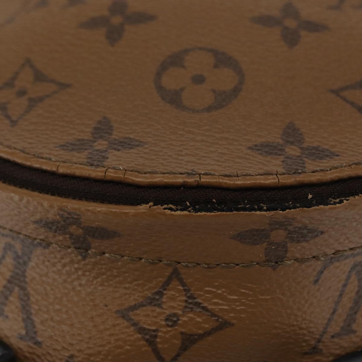 LOUIS VUITTON Monogram Reverse Palm Springs MINI Backpack M44872 LV Auth 89389