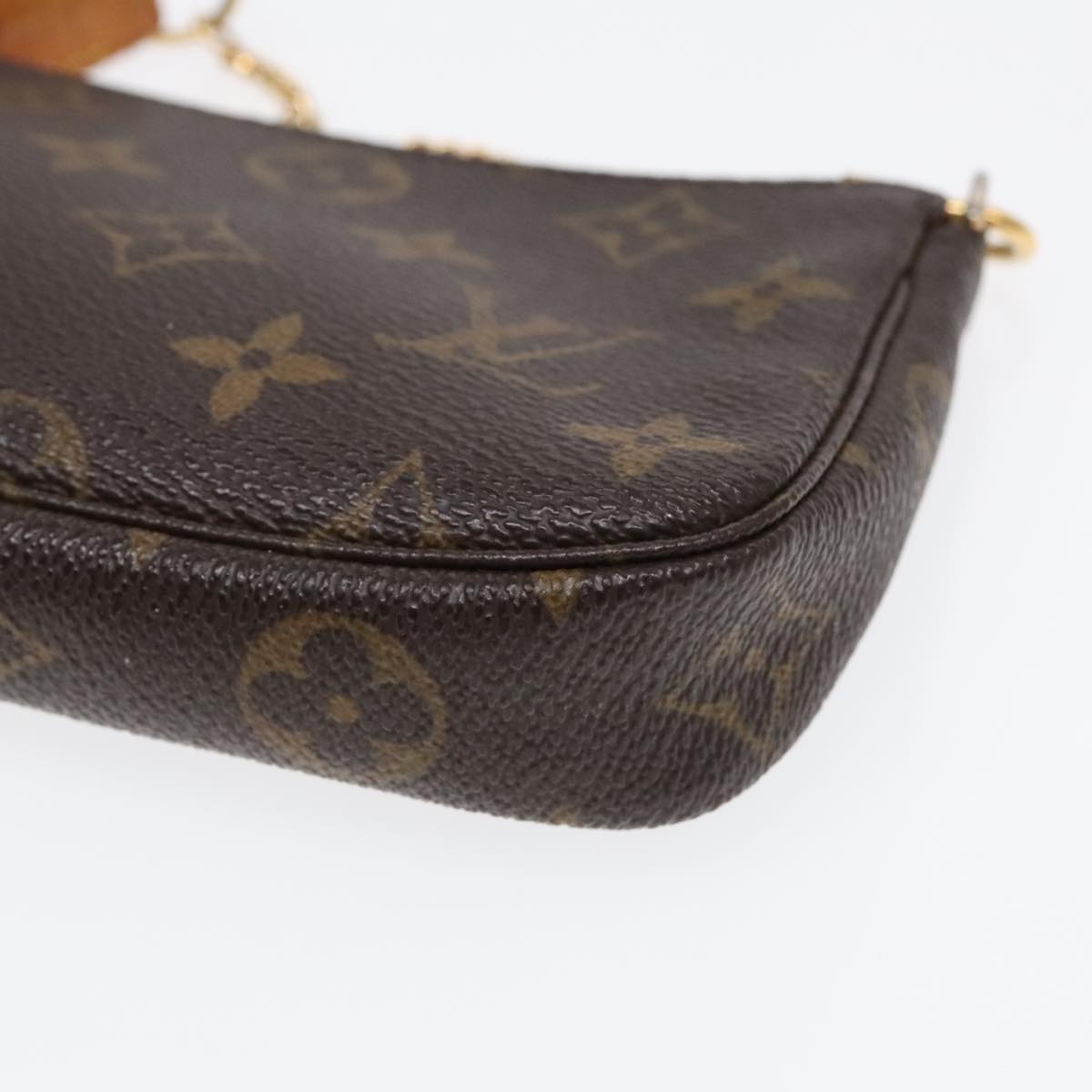 LOUIS VUITTON Monogram Mini Pochette Accessoires Pouch M58009 LV Auth 89396