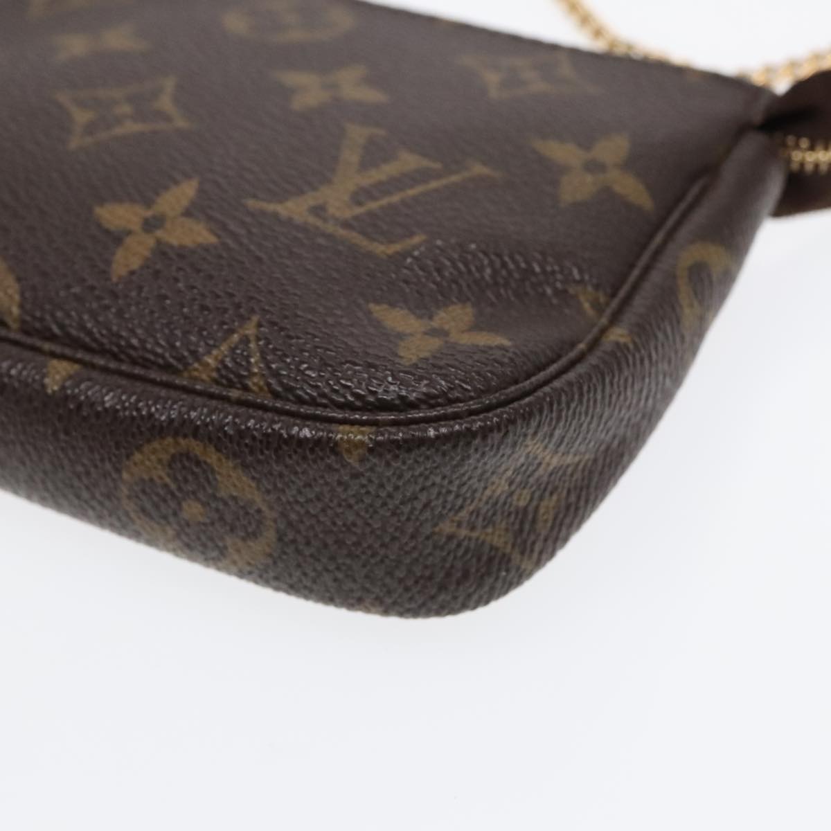 LOUIS VUITTON Monogram Mini Pochette Accessoires Pouch M58009 LV Auth 89396