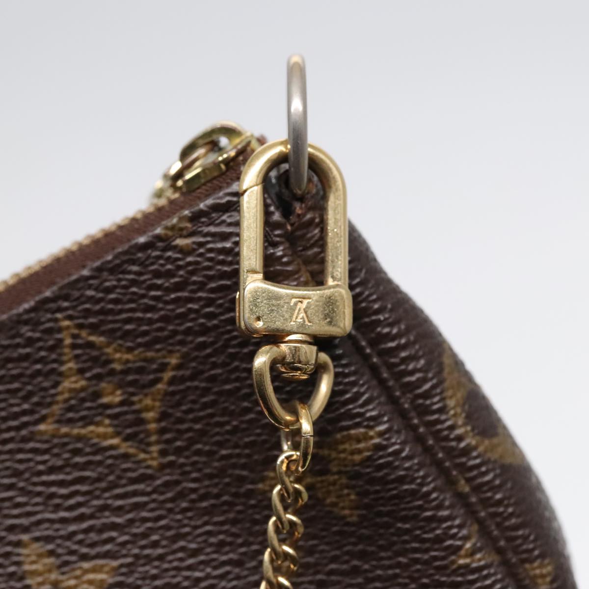 LOUIS VUITTON Monogram Mini Pochette Accessoires Pouch M58009 LV Auth 89396