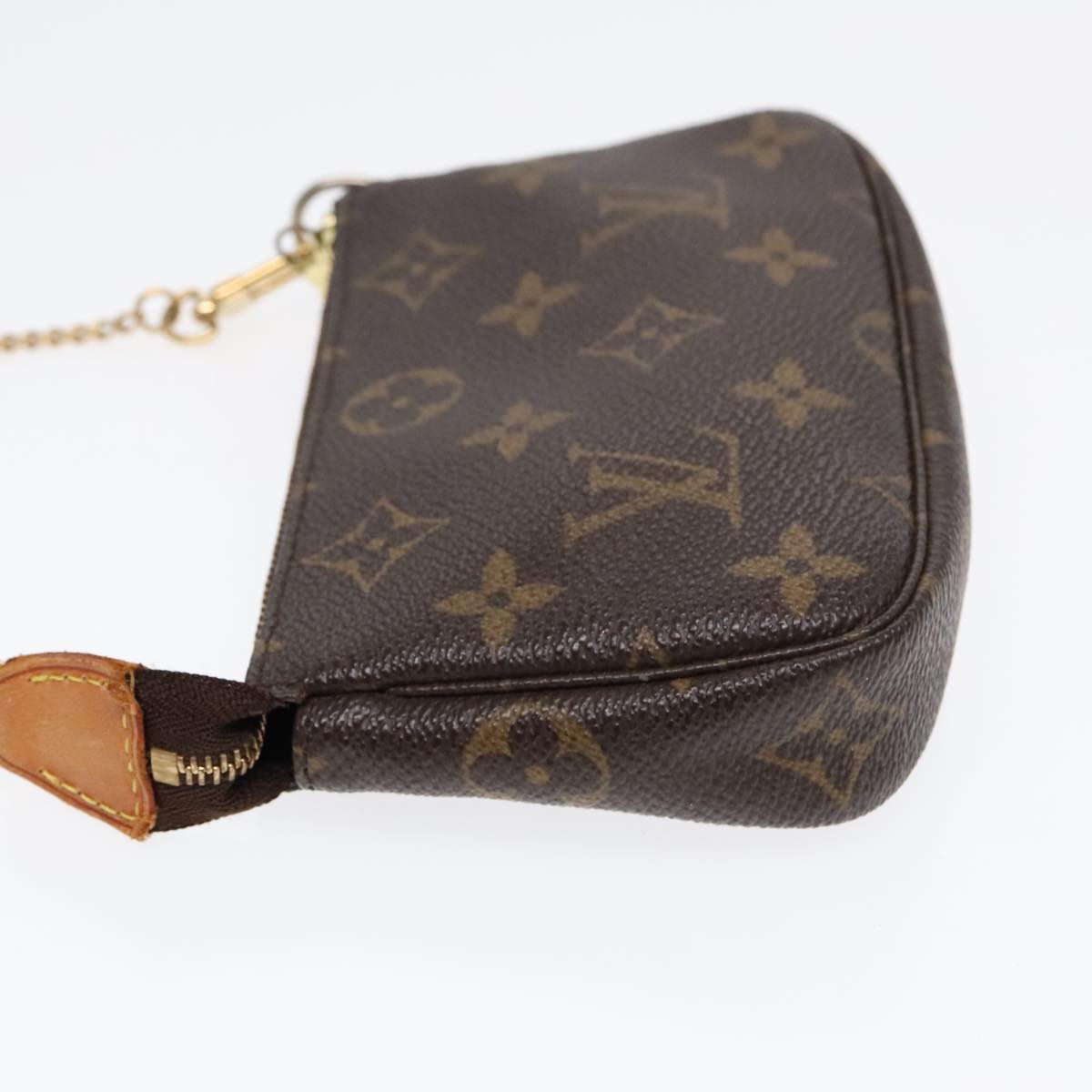 LOUIS VUITTON Monogram Mini Pochette Accessoires Pouch M58009 LV Auth 89396