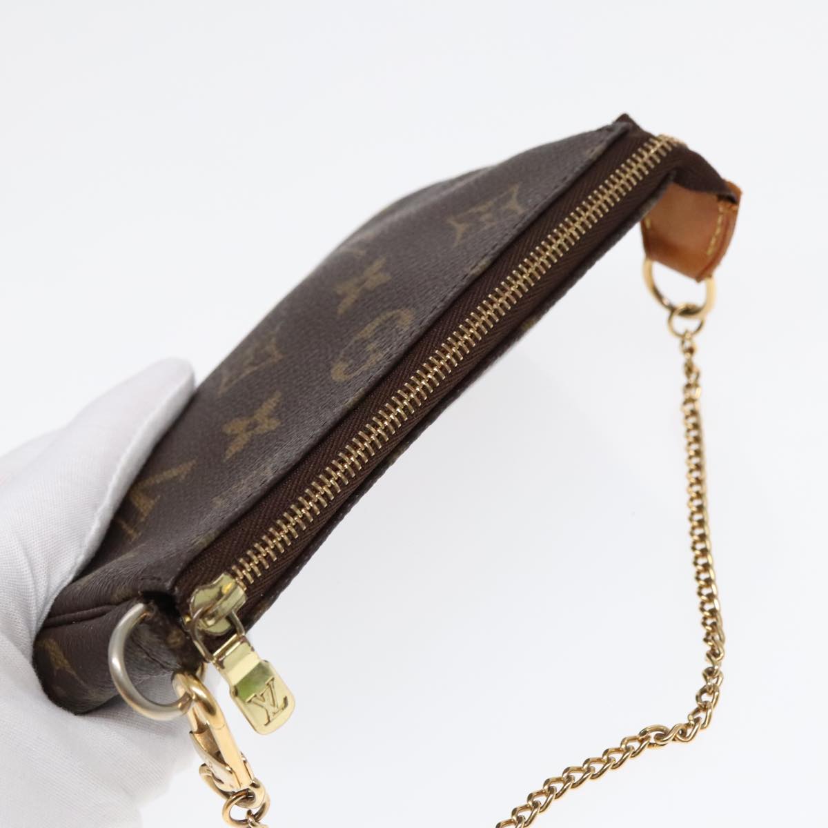 LOUIS VUITTON Monogram Mini Pochette Accessoires Pouch M58009 LV Auth 89396