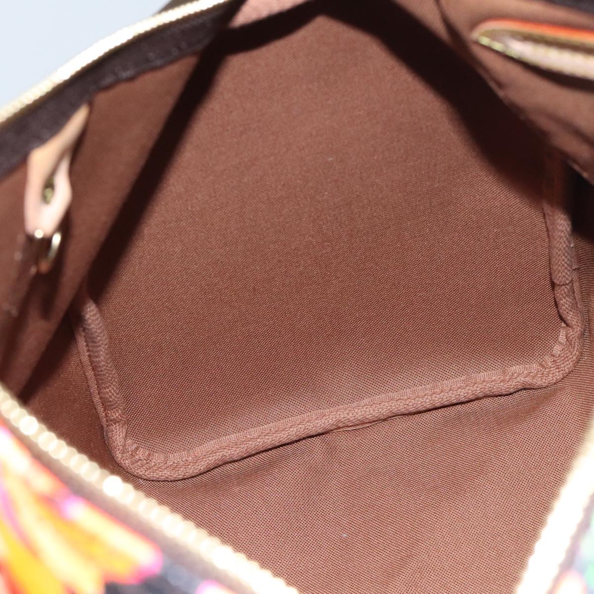 LOUIS VUITTON Monogram Rose Speedy 30 Hand Bag Orange Pink M48610 Auth 89406SAV