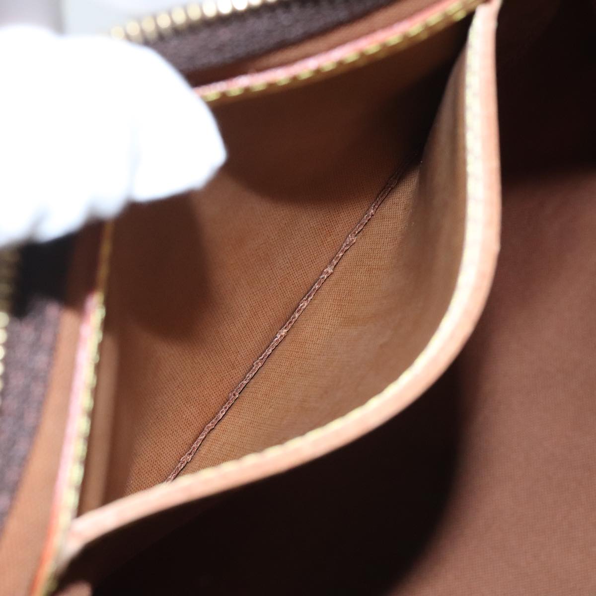 LOUIS VUITTON Monogram Rose Speedy 30 Hand Bag Orange Pink M48610 Auth 89406SAV