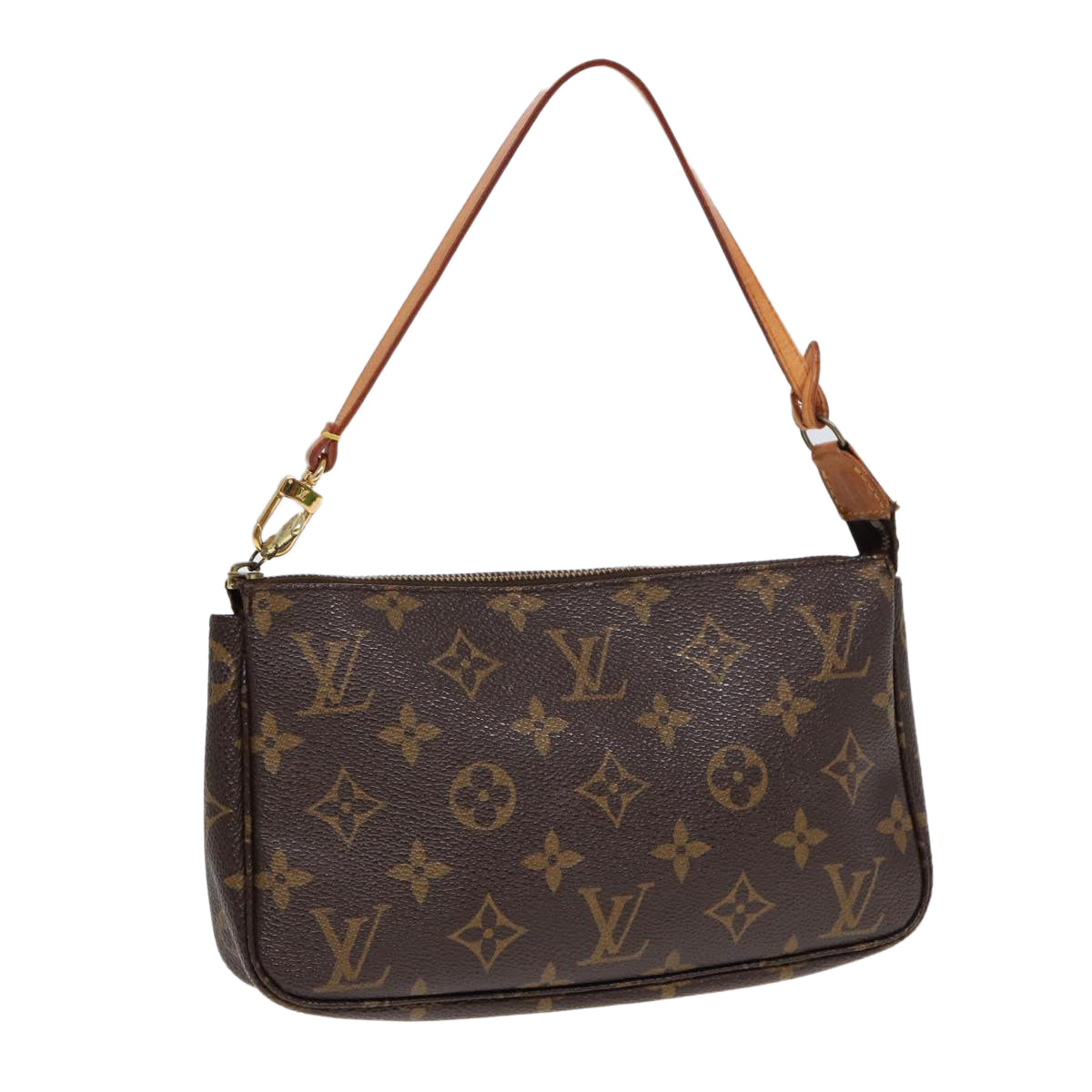 LOUIS VUITTON Monogram Pochette Accessoires Pouch M51980 LV Auth 89437