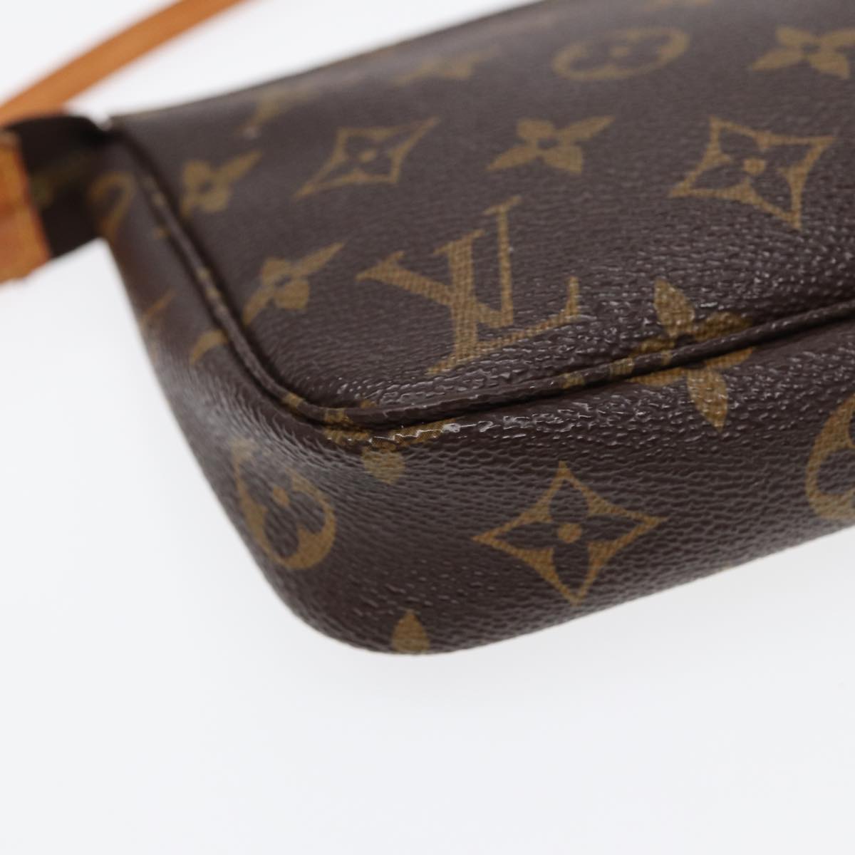 LOUIS VUITTON Monogram Pochette Accessoires Pouch M51980 LV Auth 89437