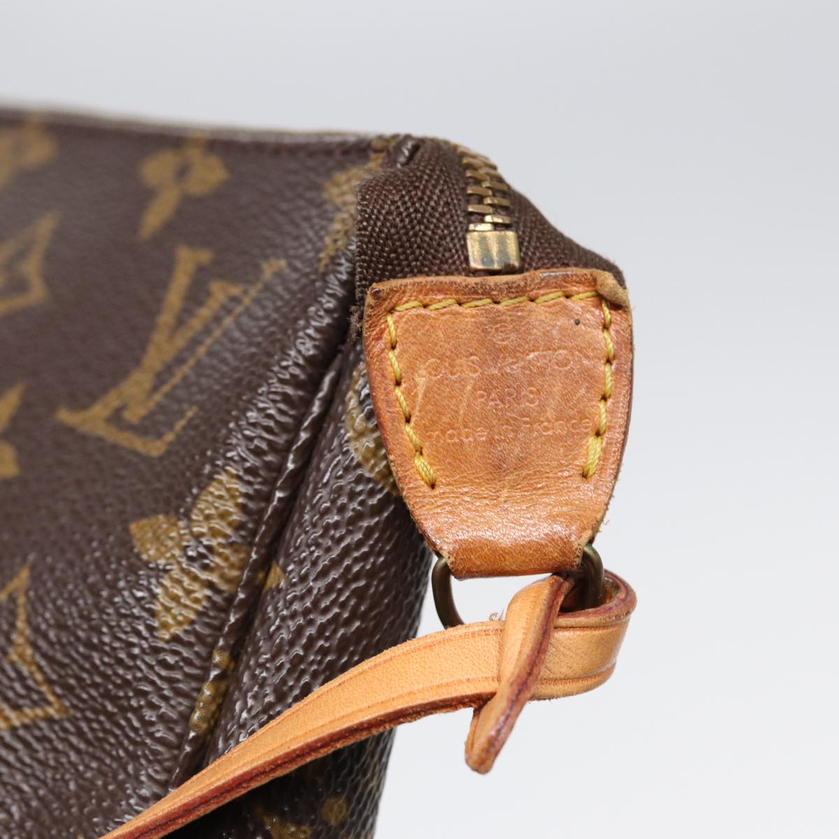 LOUIS VUITTON Monogram Pochette Accessoires Pouch M51980 LV Auth 89437