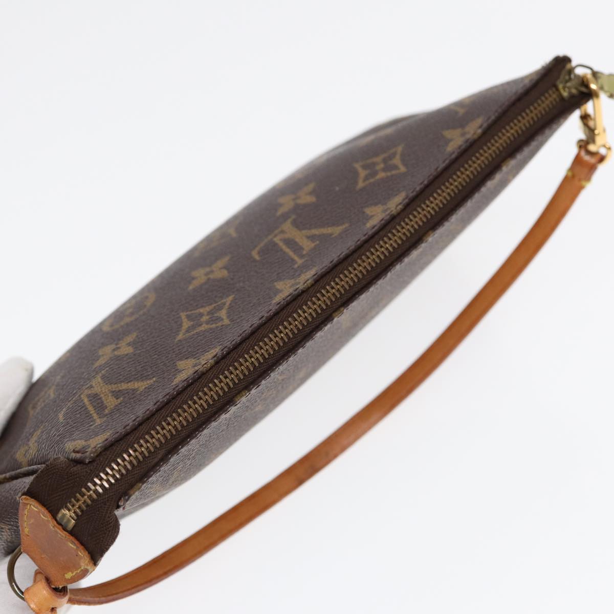 LOUIS VUITTON Monogram Pochette Accessoires Pouch M51980 LV Auth 89437