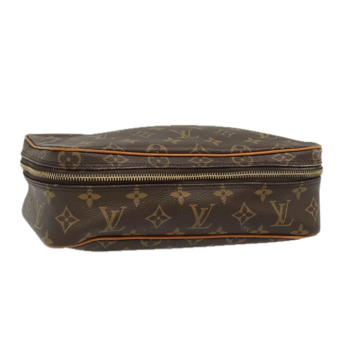 LOUIS VUITTON Monogram Trousse Boite Cosmetic Pouch M47640 LV Auth 89444