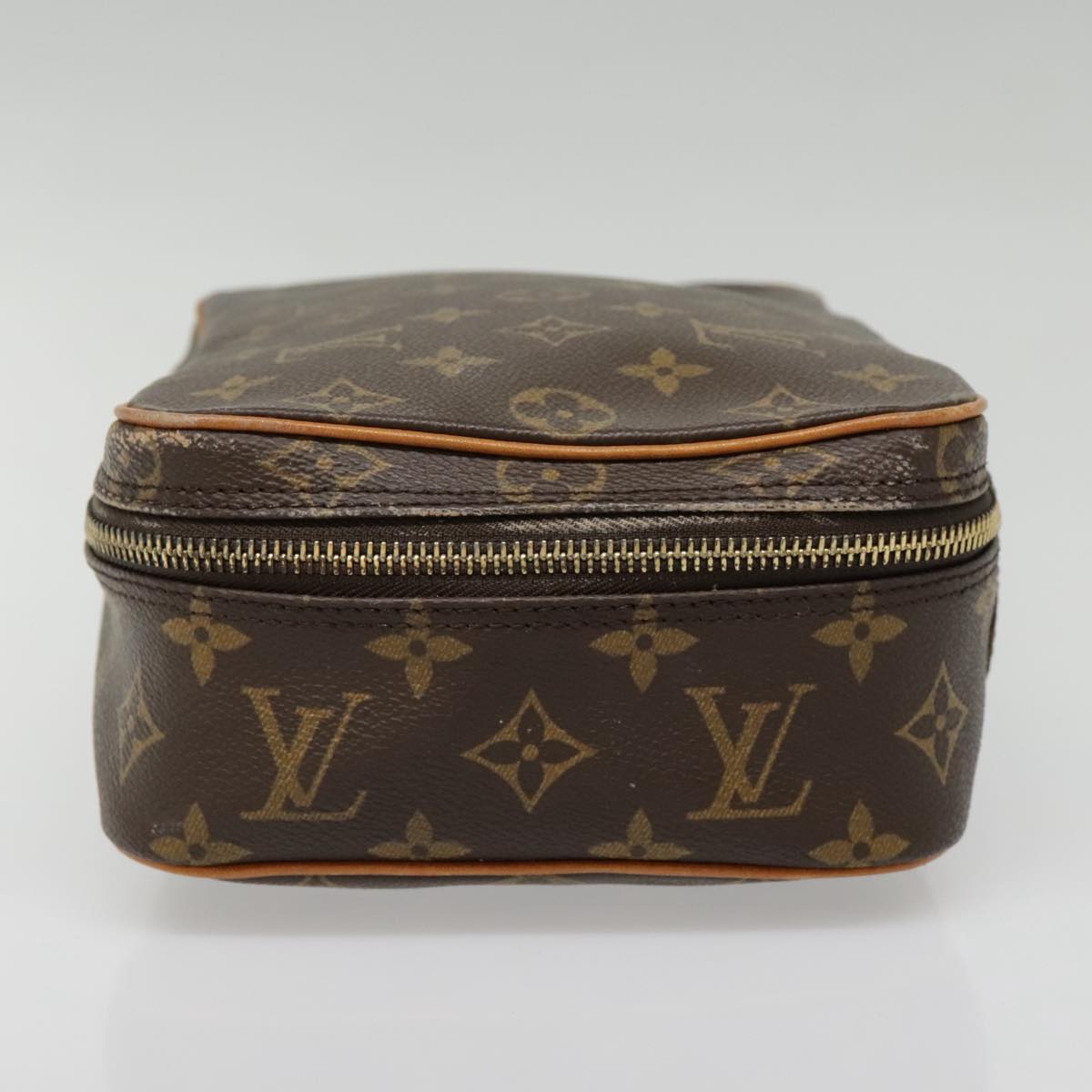 LOUIS VUITTON Monogram Trousse Boite Cosmetic Pouch M47640 LV Auth 89444