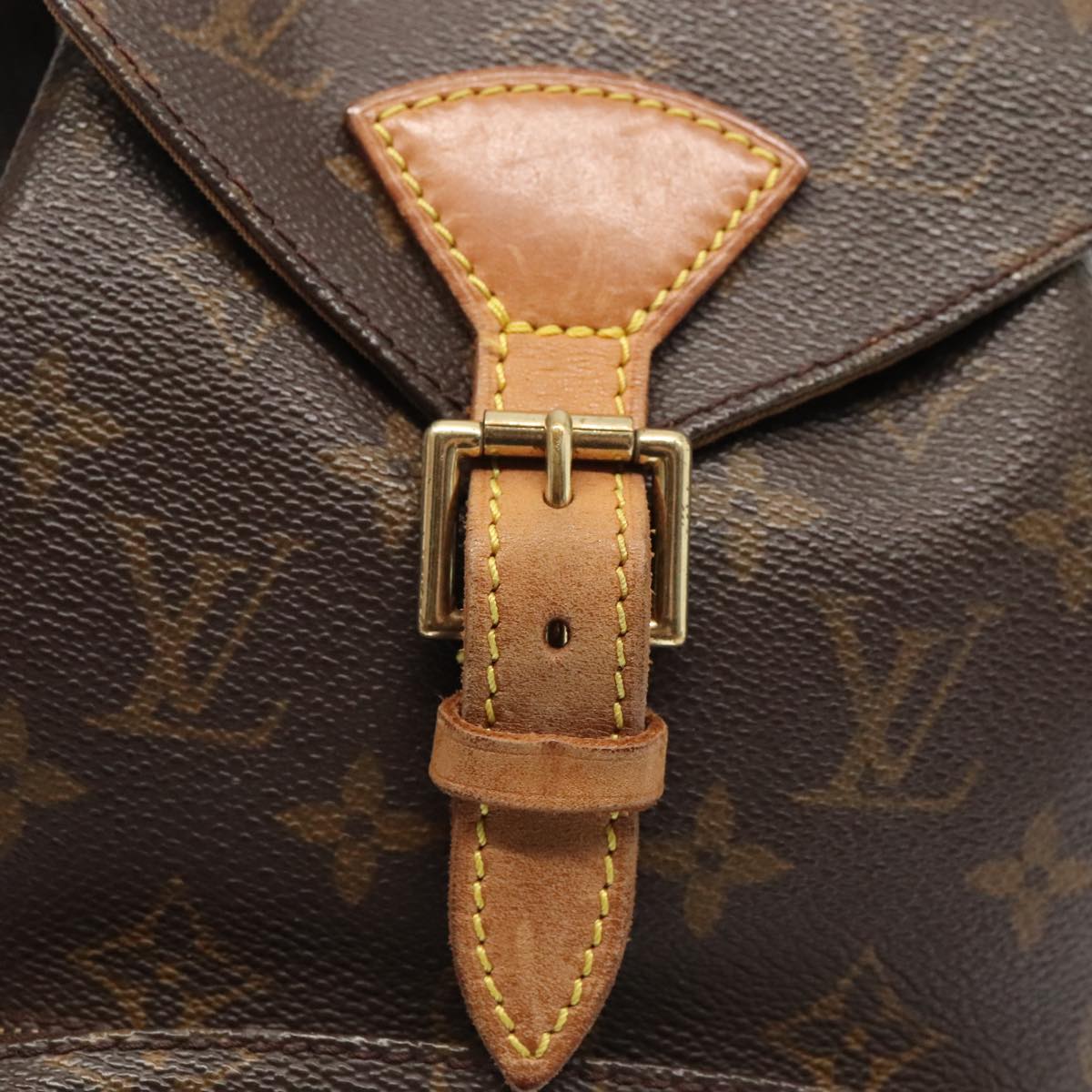 LOUIS VUITTON Monogram Montsouris MM Backpack M51136 LV Auth 89454