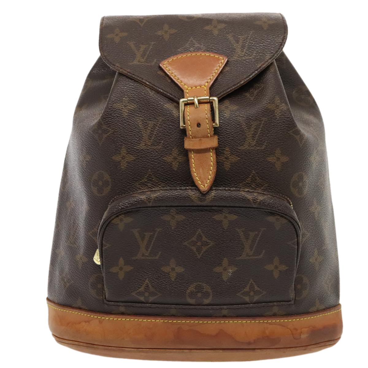 LOUIS VUITTON Monogram Montsouris MM Backpack M51136 LV Auth 89454