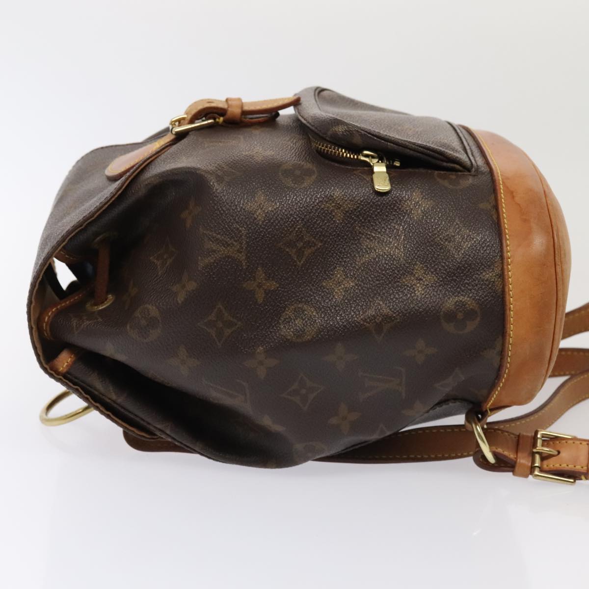 LOUIS VUITTON Monogram Montsouris MM Backpack M51136 LV Auth 89454