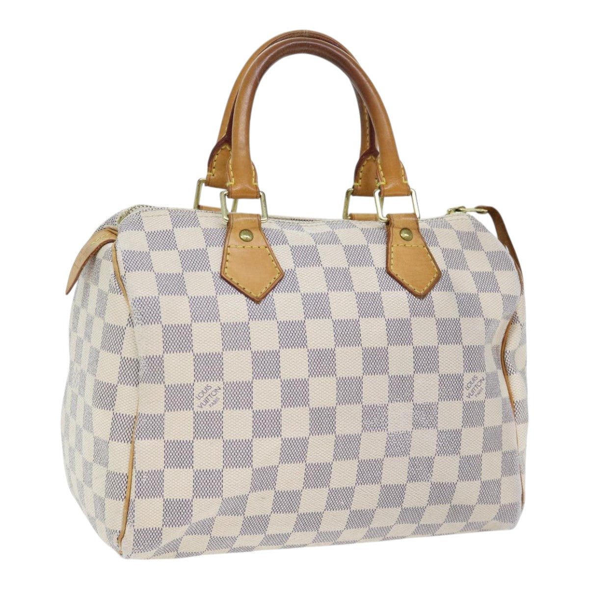 LOUIS VUITTON Damier Azur Speedy 25 Hand Bag N41534 LV Auth 89468