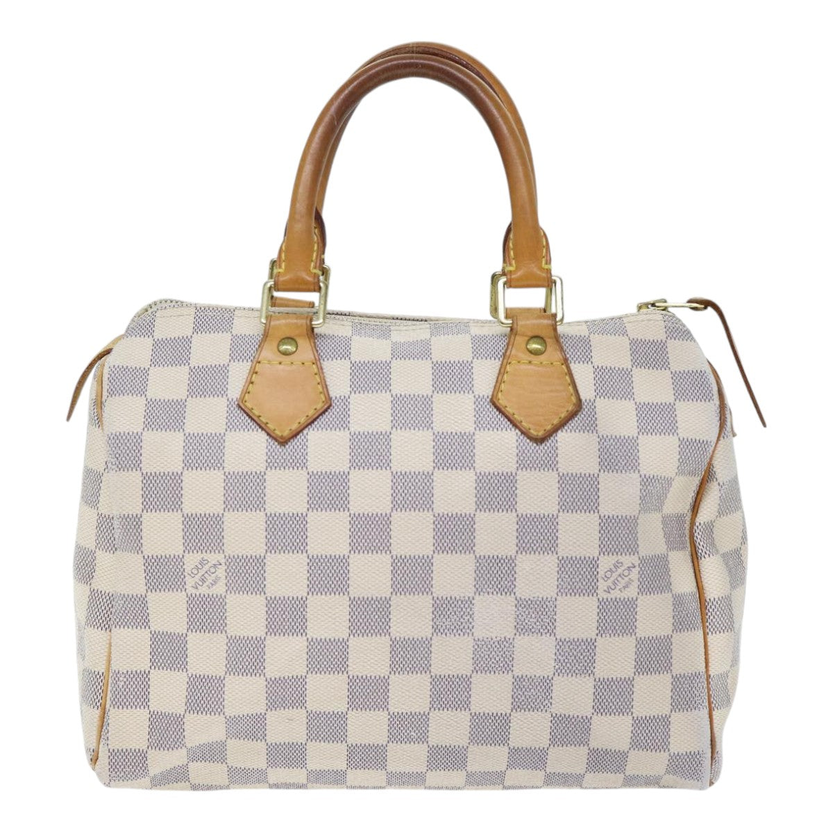 LOUIS VUITTON Damier Azur Speedy 25 Hand Bag N41534 LV Auth 89468